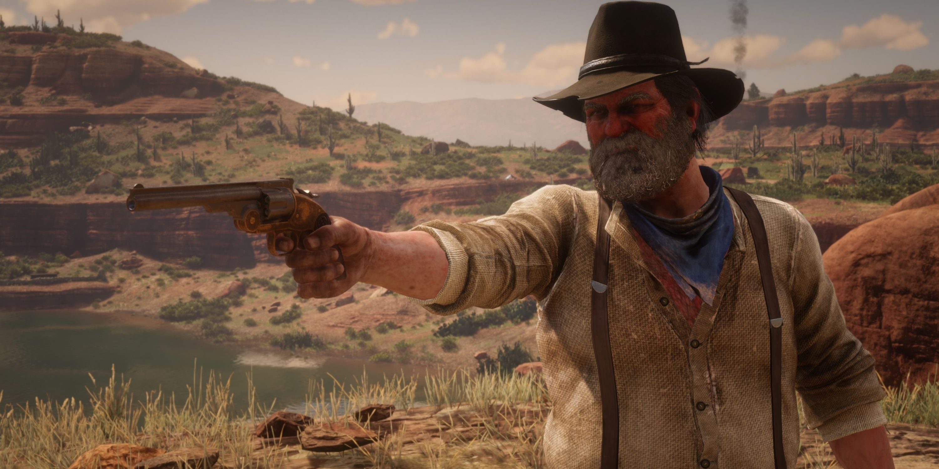 uncle with his revolver