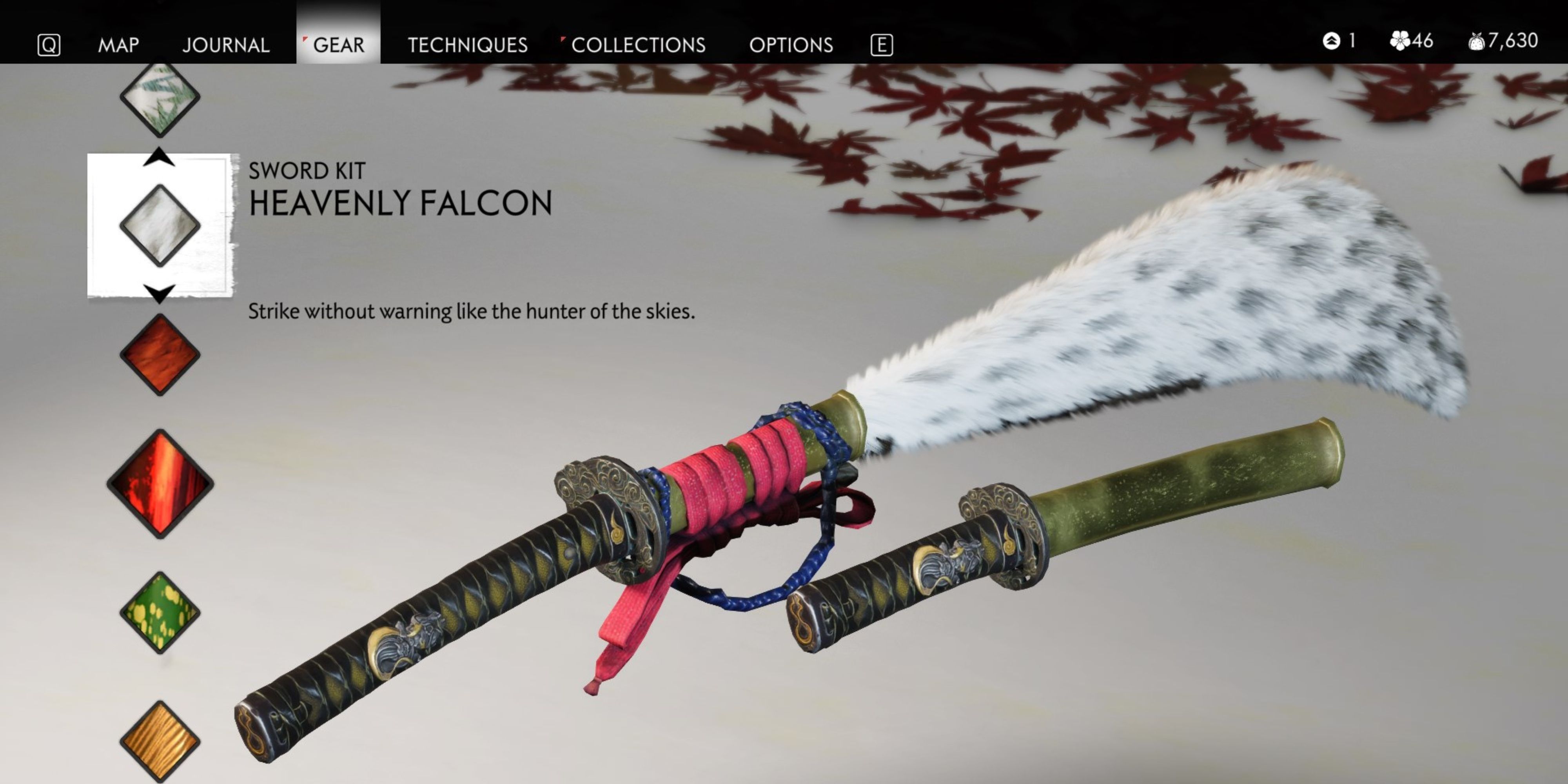 heavenly falcon in ghost of tsushima