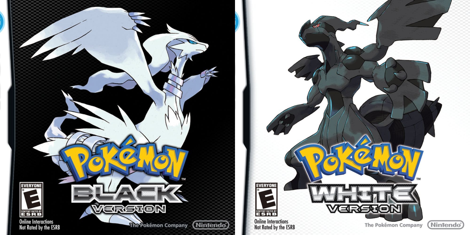 Official cover art of Pokemon Black And White.