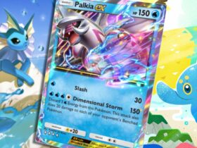 Palkia ex in Pokemon TCG Pocket, between Vaporeon and Manaphy