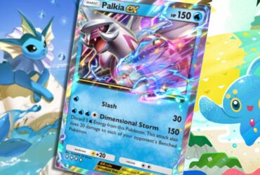 Palkia ex in Pokemon TCG Pocket, between Vaporeon and Manaphy