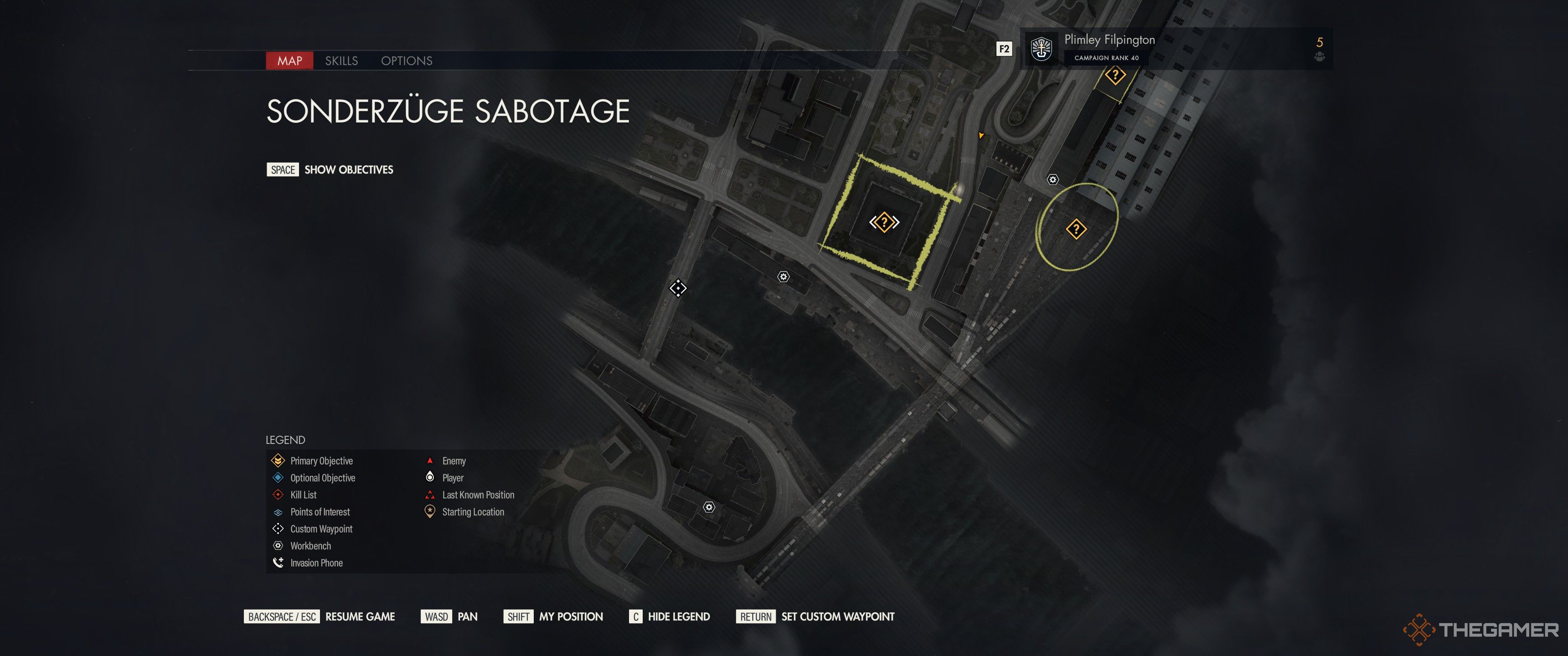 Sonderzuge Sabotage map in Sniper Elite: Resistance.