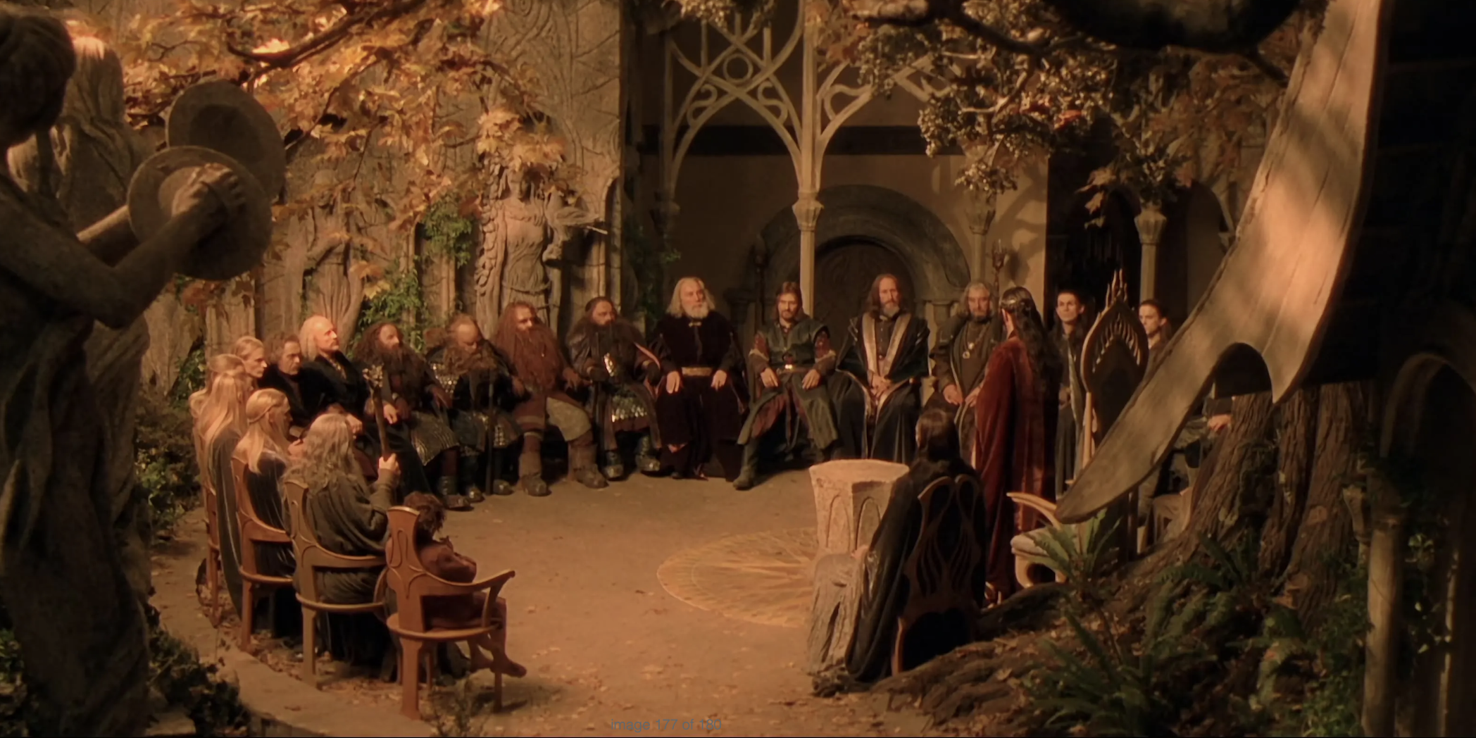 The Council of Elrond from LOTR