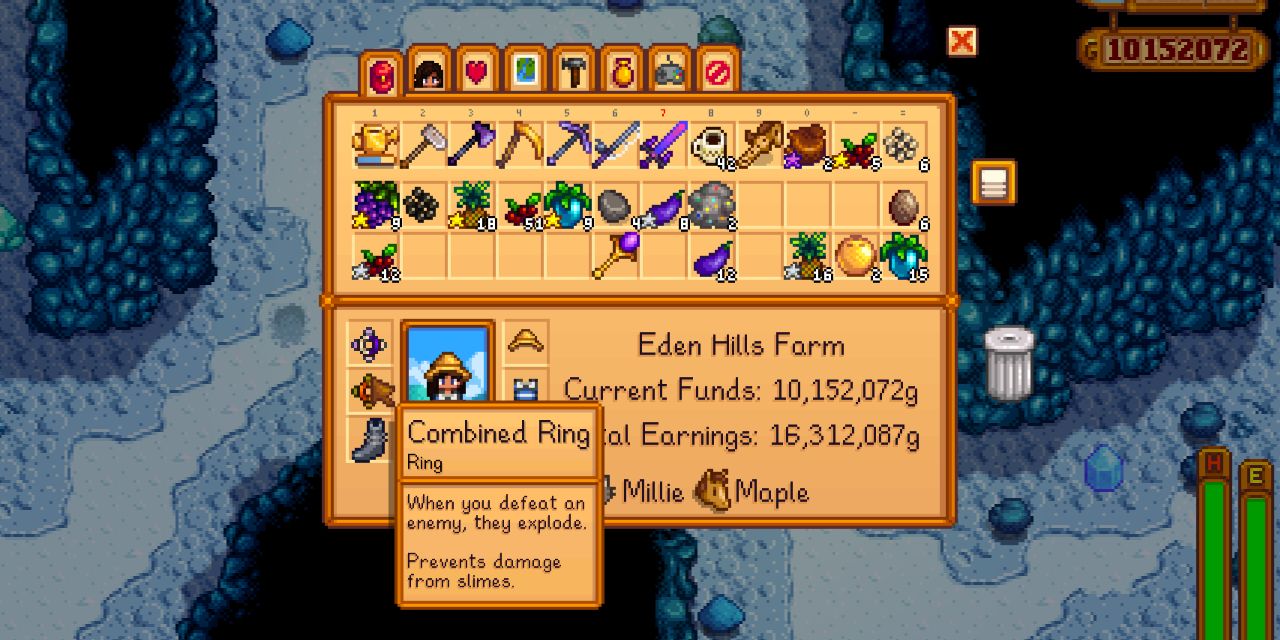 Rings in stardew valley