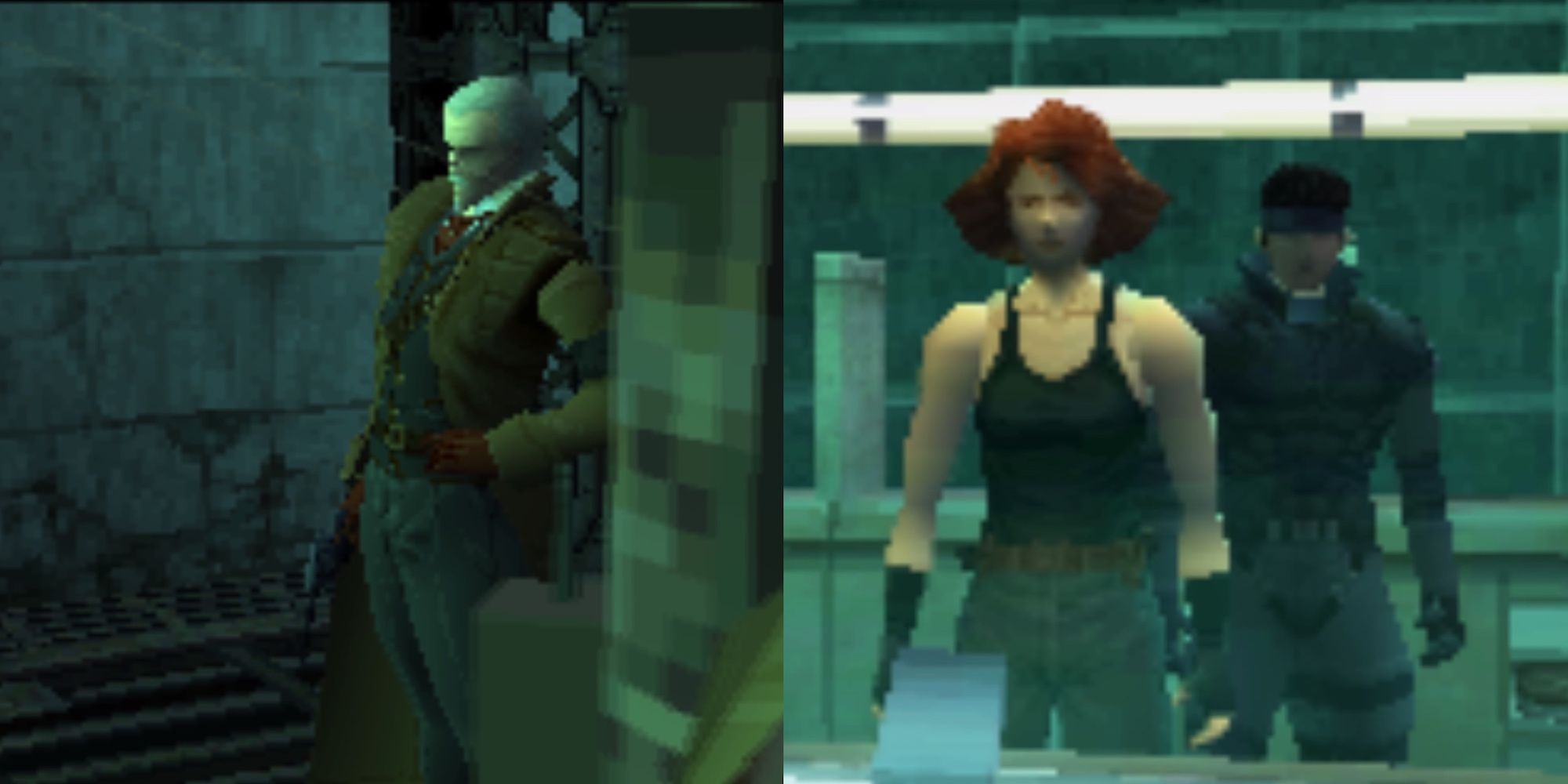 Metal gear ocelot and meryl split image