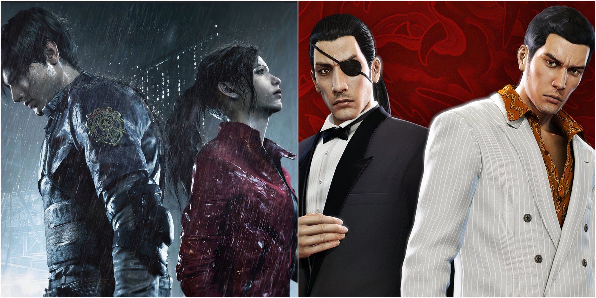 Resident Evil 2 Remake and Yakuza 0 