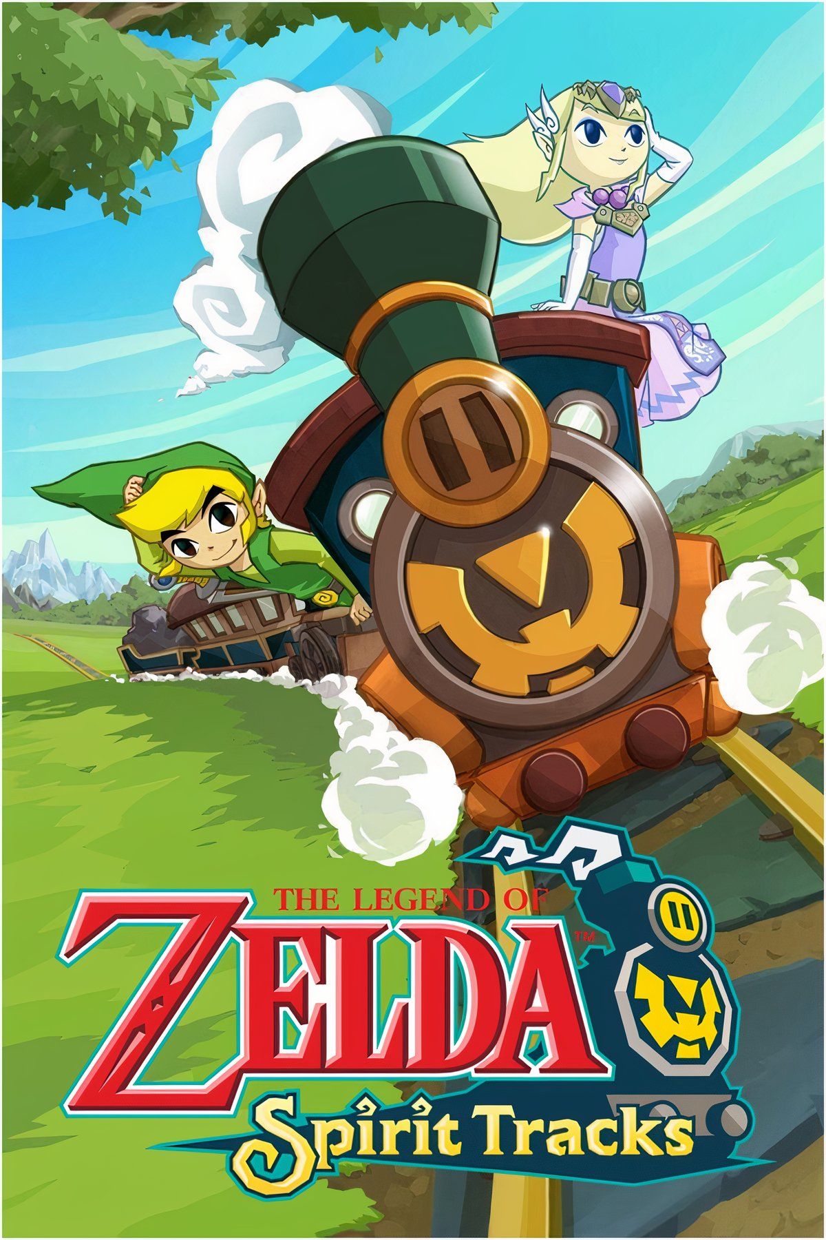 The Legend of Zelda: Spirit Tracks Tag Page Cover Art