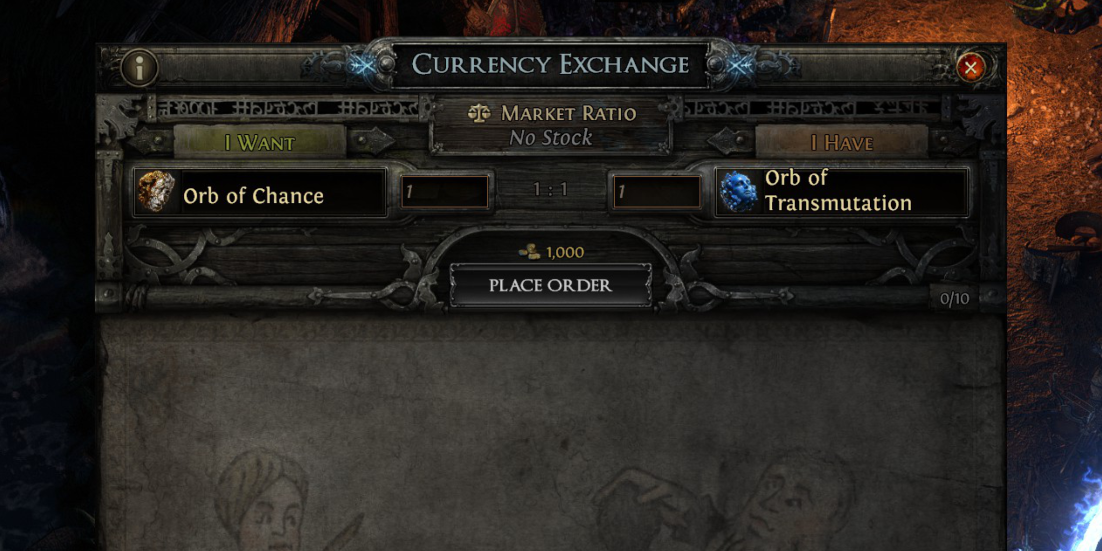 Path of Exile 2 Currency Exchange Orb of Chance Orb of Transmutation PoE 2