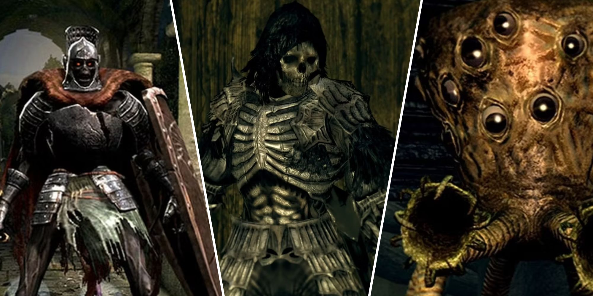 Dark Souls Enemies, Baldur Knight, Darkwraith, and Chaos Eater