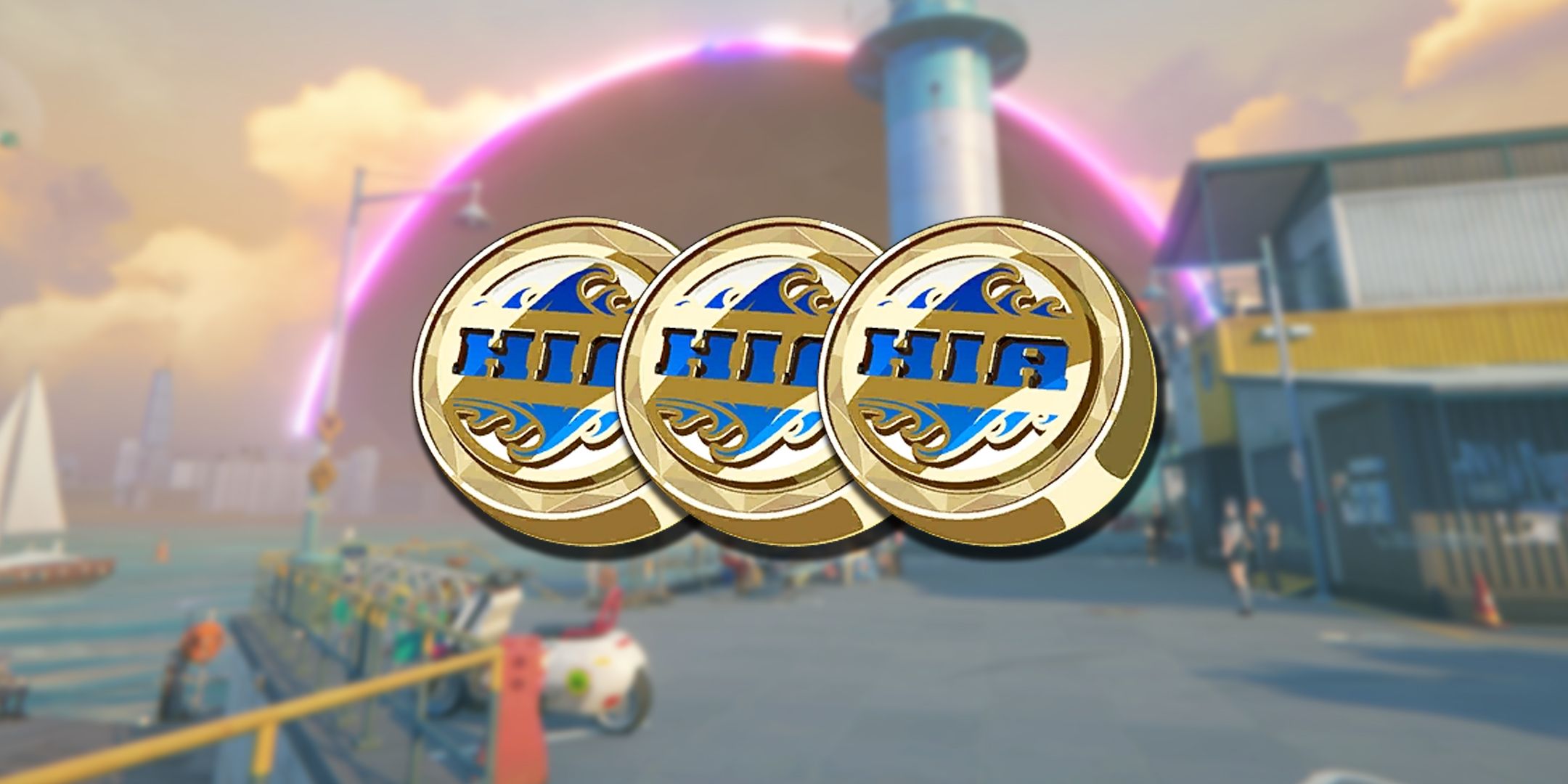 Zenless Zone Zero HIA Commemorative Coins Harbor In Port Elpis