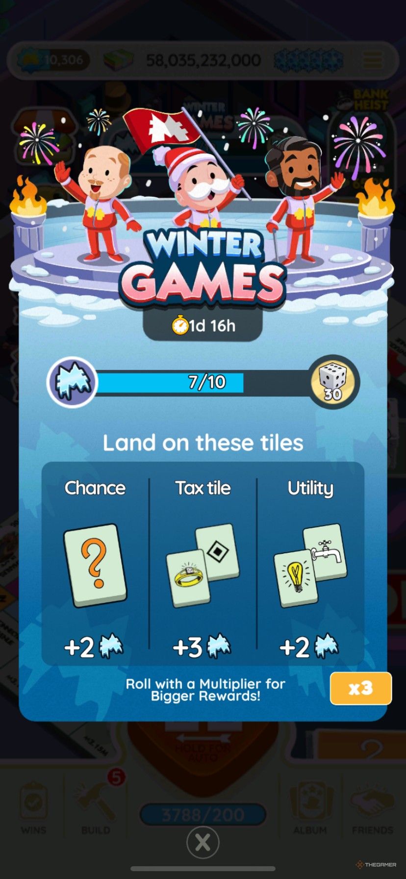 How to earn points in Winter Games in Monopoly Go on January 29.