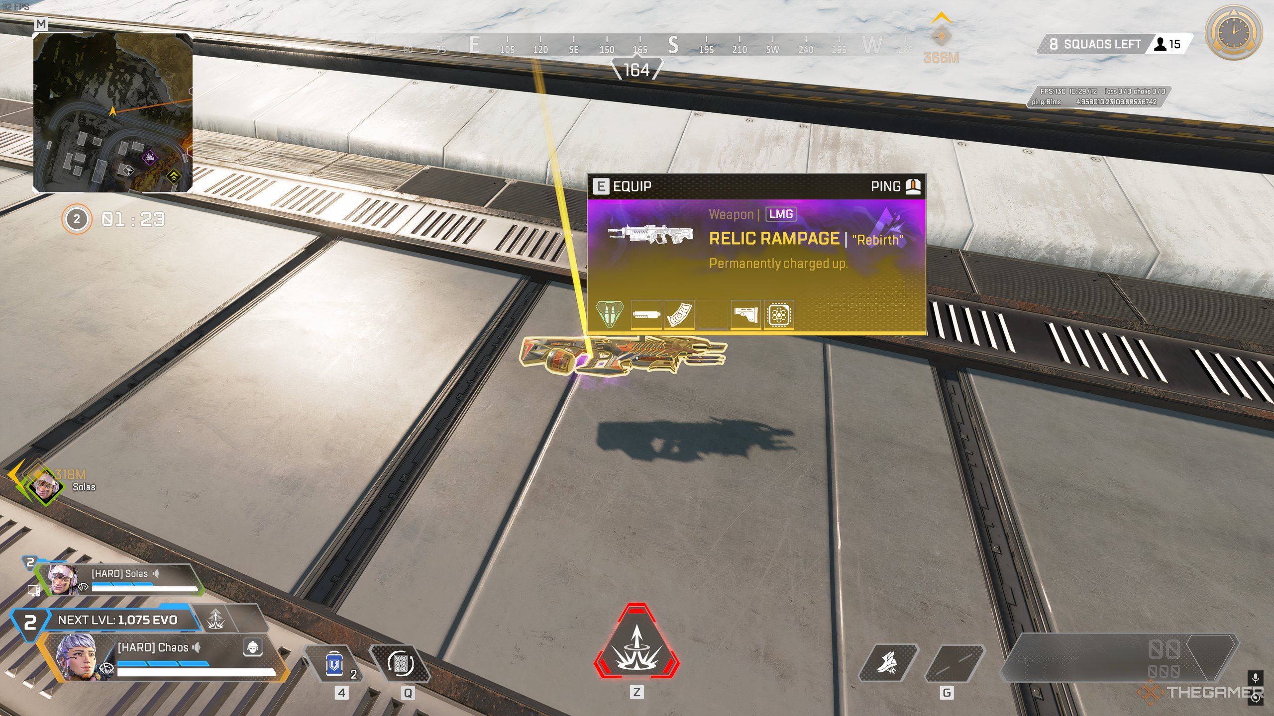 The Relic Rampage found in Rift Relics in Apex Legends.