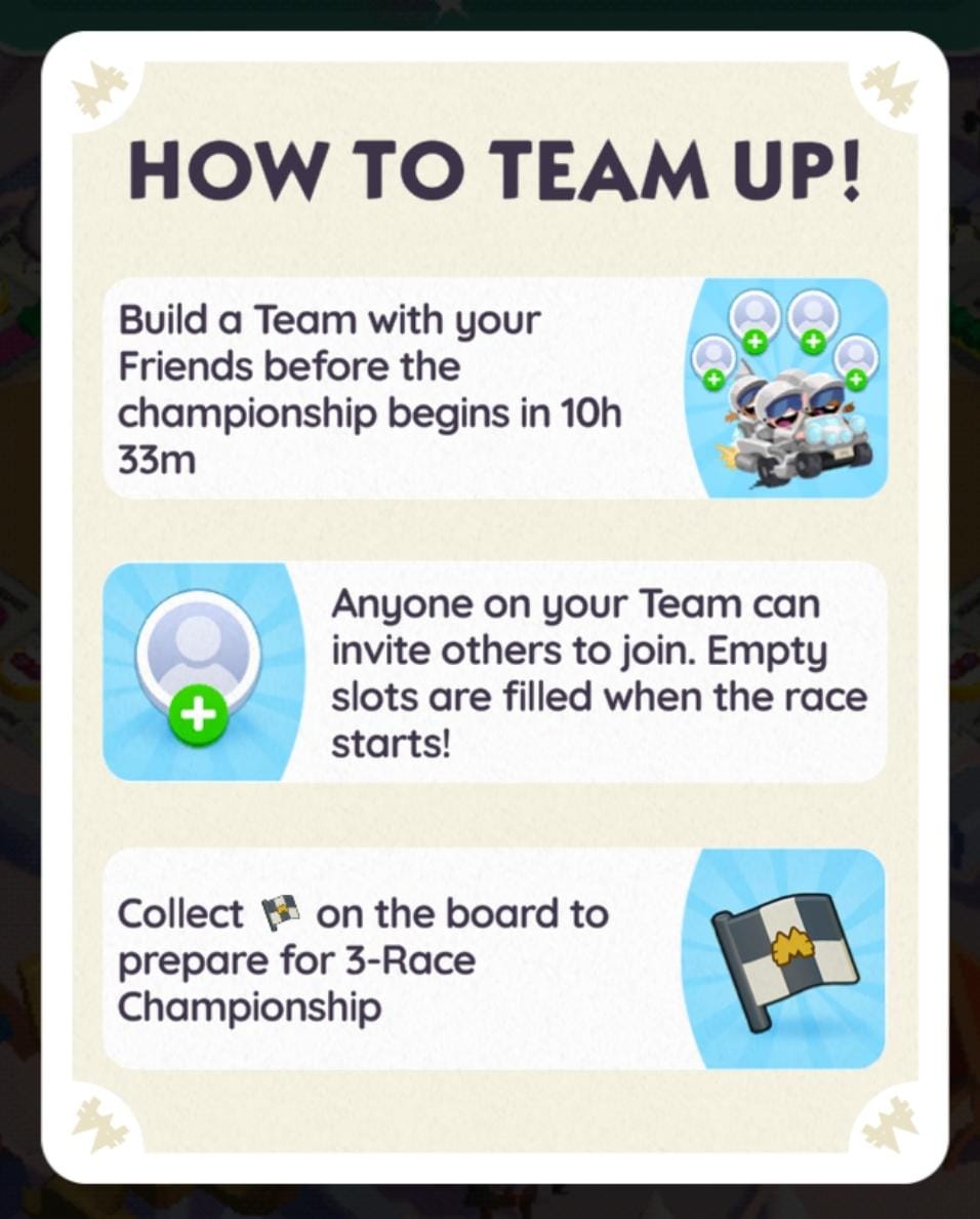 MONOPOLY GO! Beach Racers details