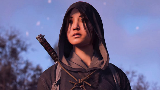 Assassin's Creed Shadows voice actors cast: Naoe with her hood up