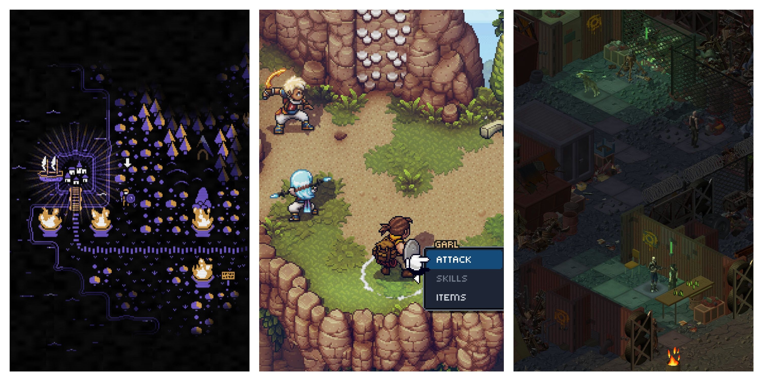 A Split Image Of The Best Old-School RPGs