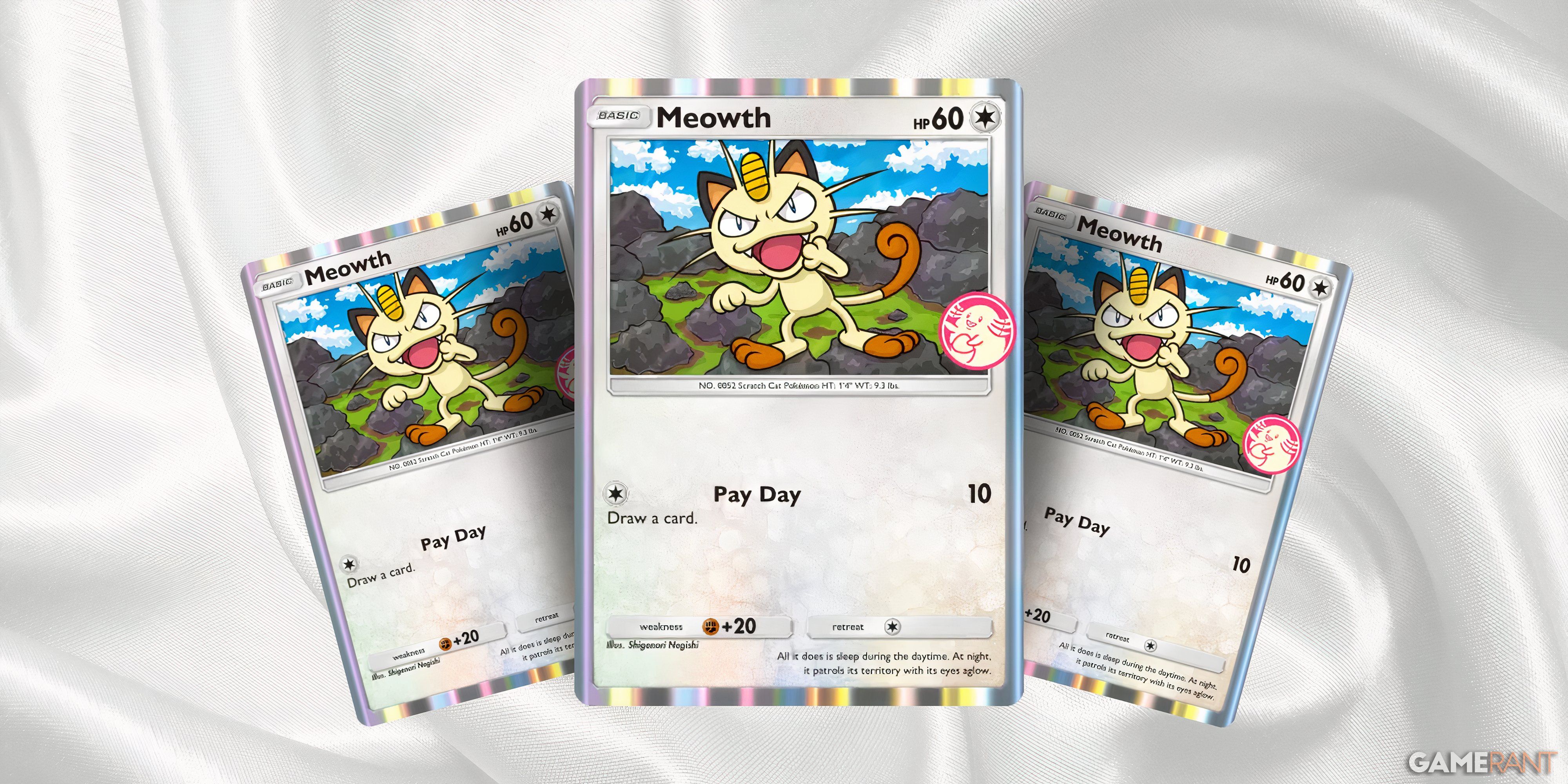 meowth in pokemon tcg pocket.