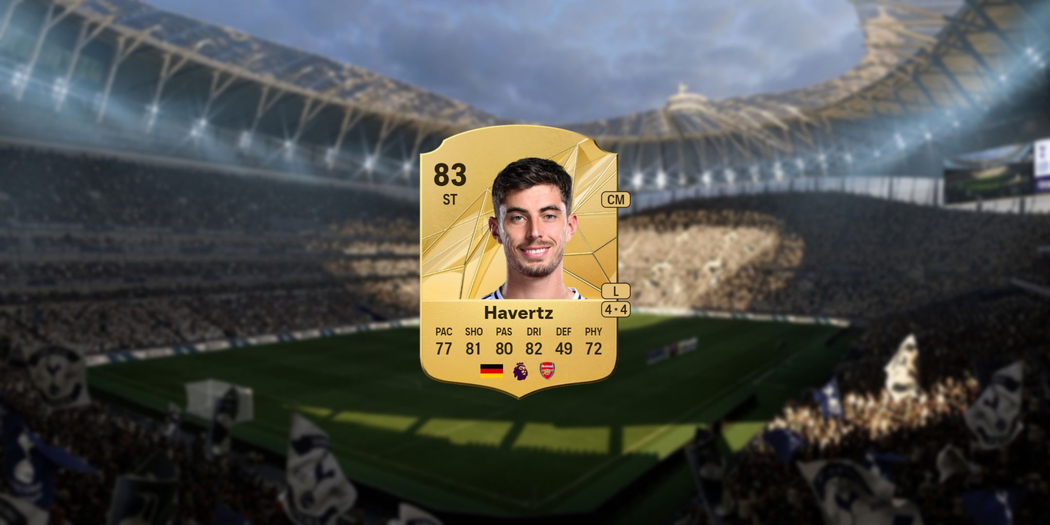 Kai Havertz's card in EA Sports FC 25.