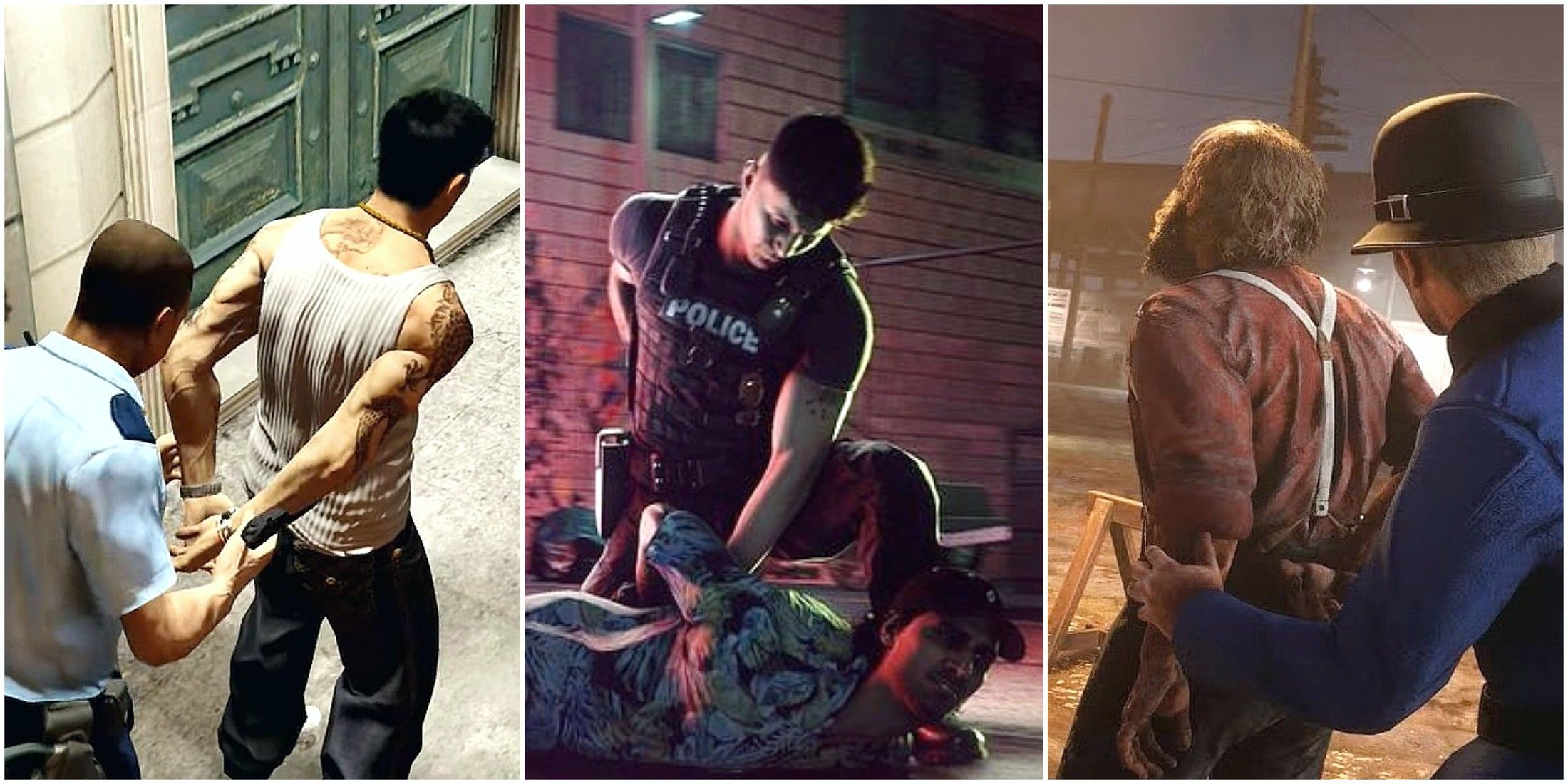 Player Gets Busted In Sleeping Dogs, Need For Speed Heat, and Red Dead Redemption 2