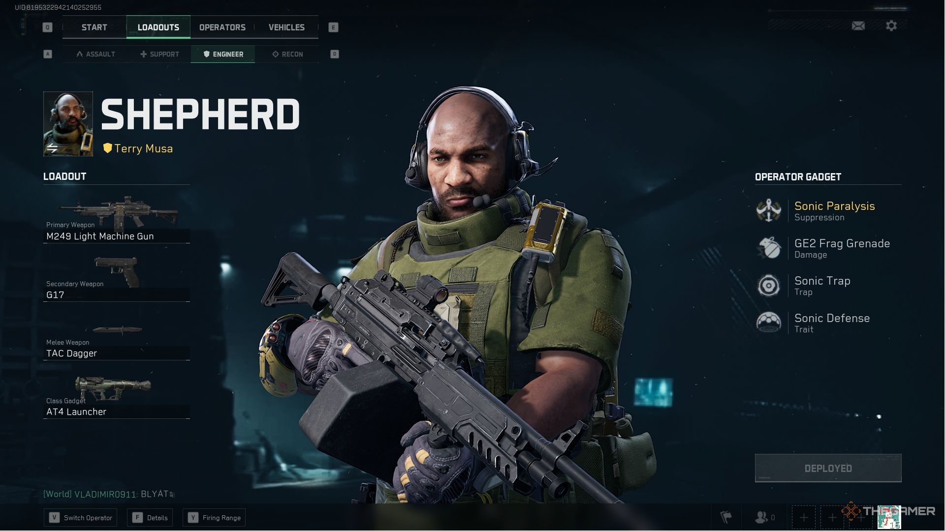 An image of the best Shepherd loadout in Delta Force.