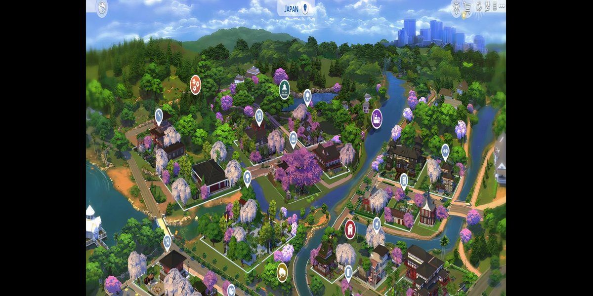 Screenshot of MariaJesus' Japan world for The Sims 4.