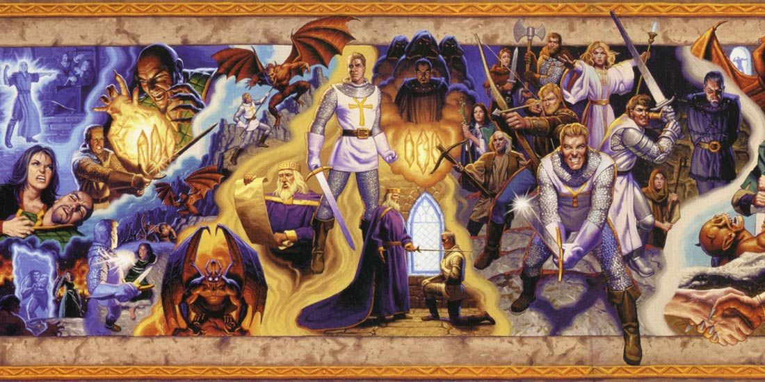 The infamous Tapestry of Ages from Ultima IX: Ascension.