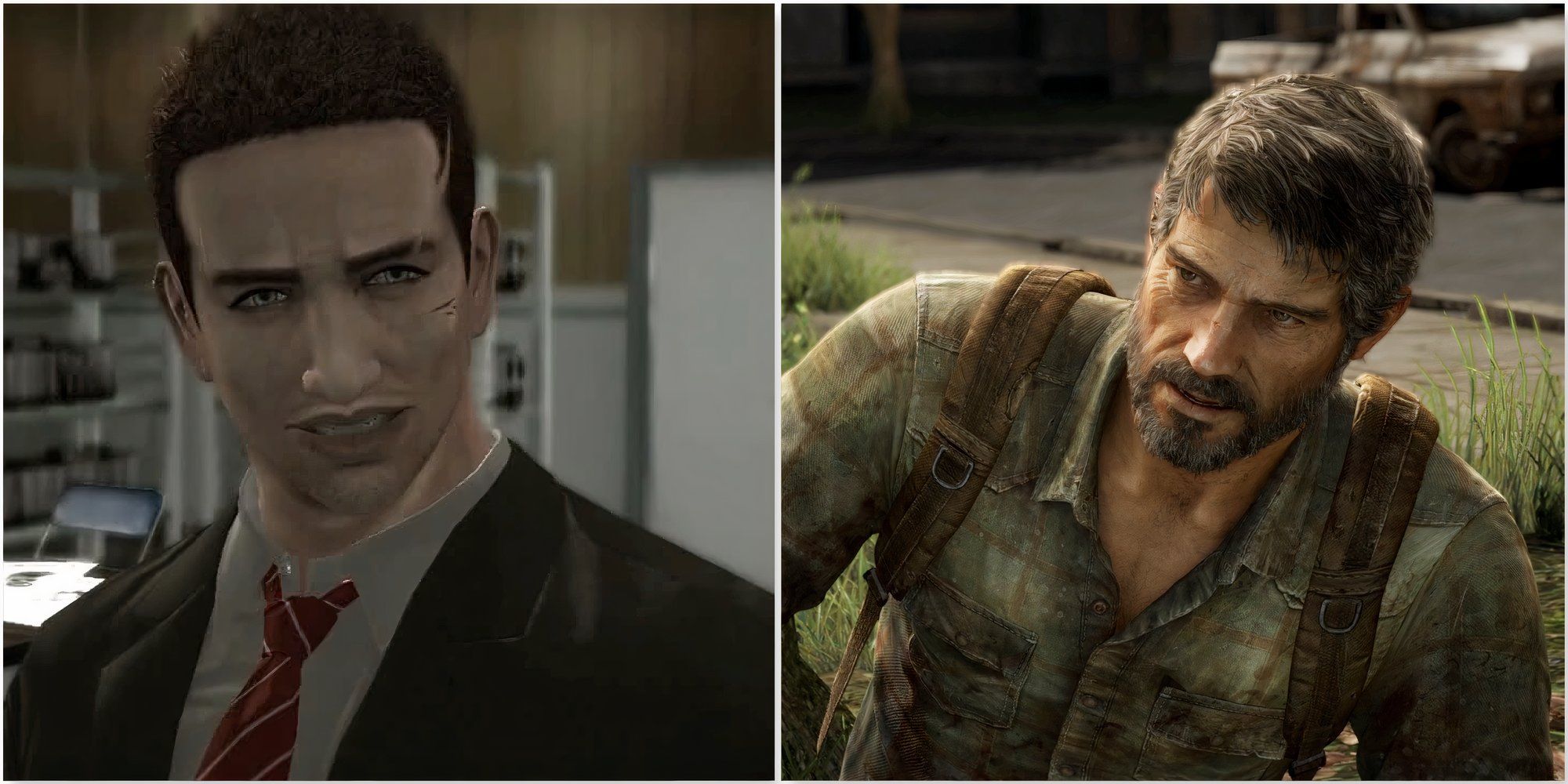 Agent Francis York Morgan in Deadly Premonition and Joel in The Last Of Us Part 1