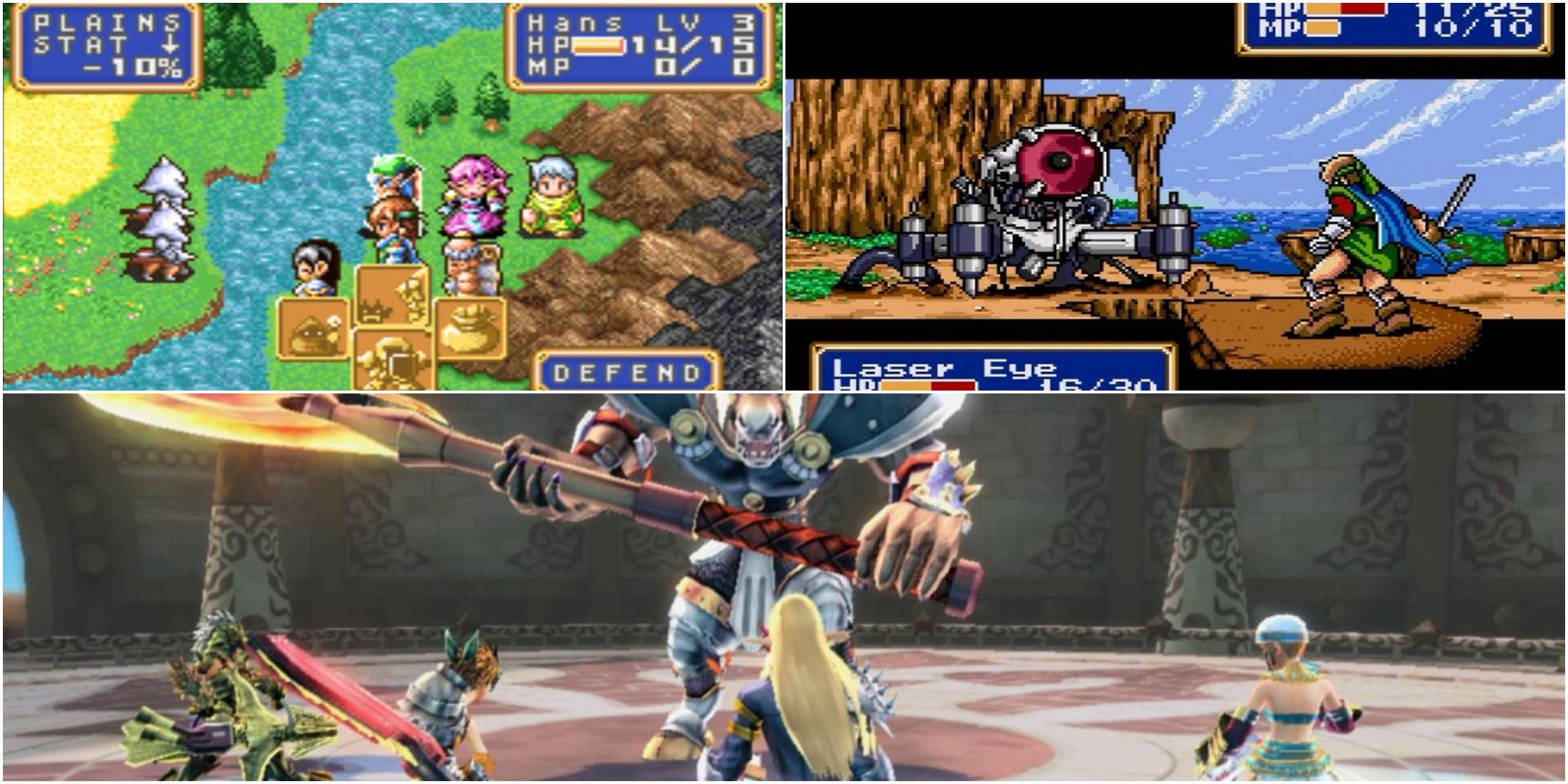 Shining Force gameplay 