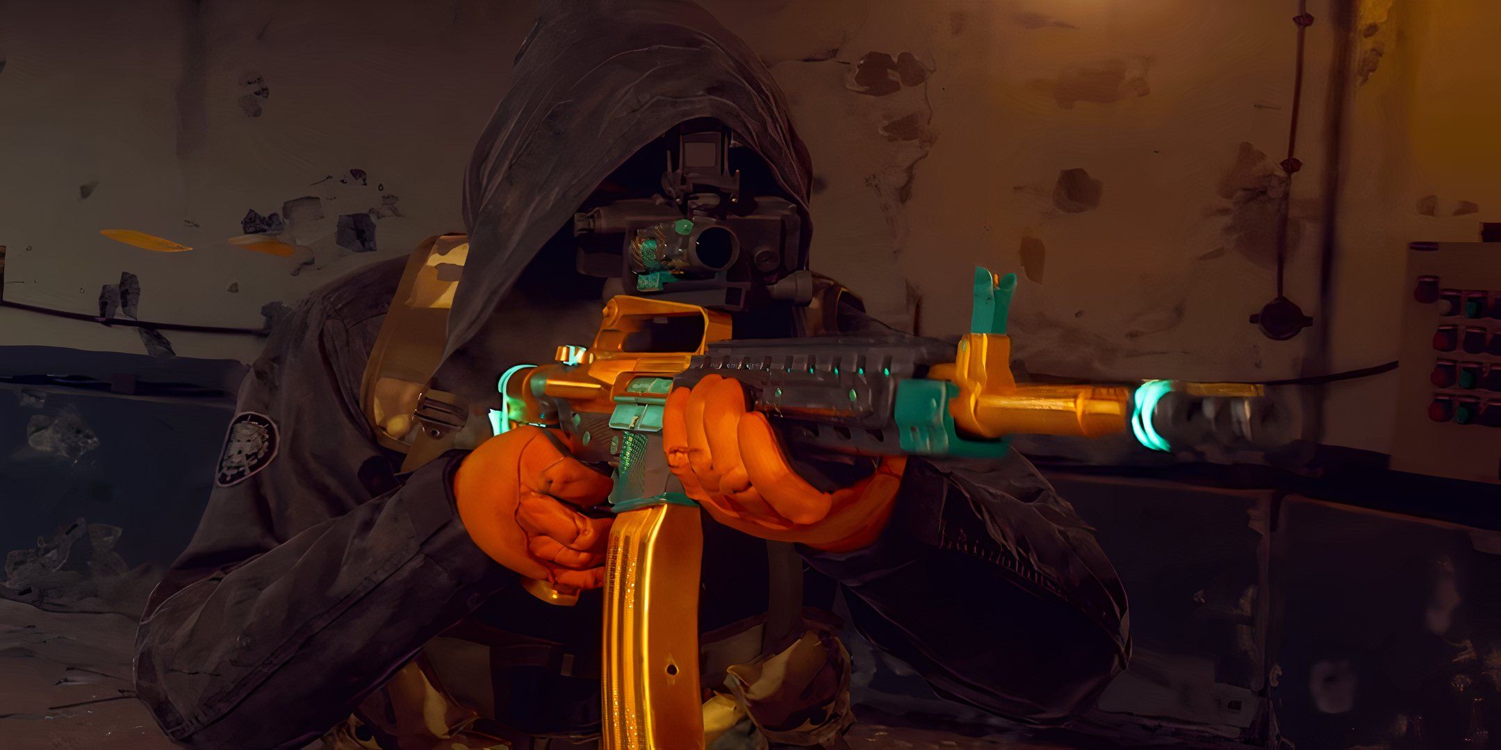 black ops 6 operator holding a gun