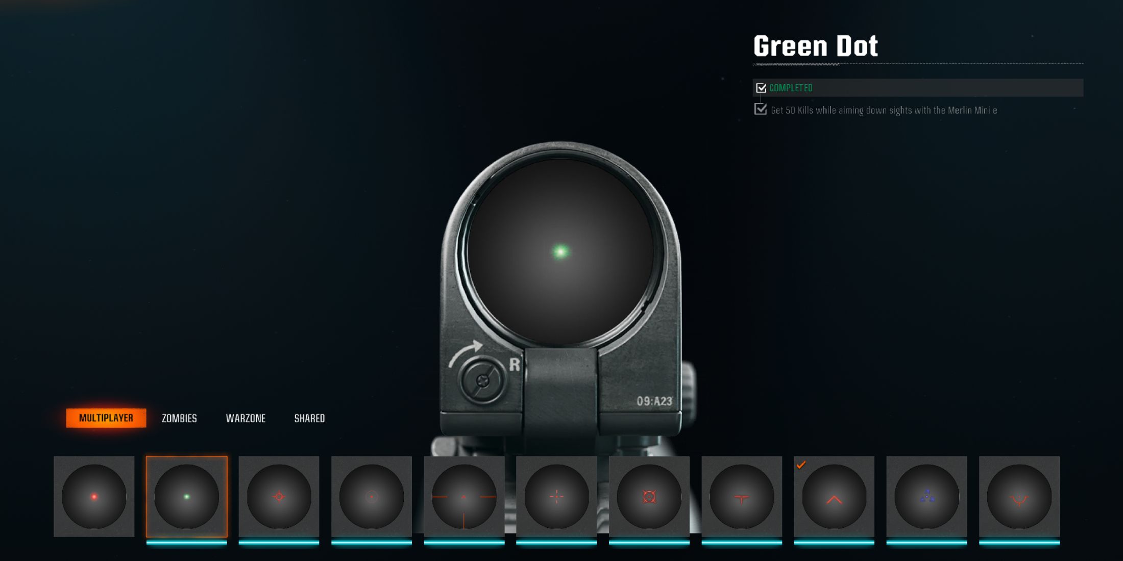 Black Ops 6 Green Dot Reticle