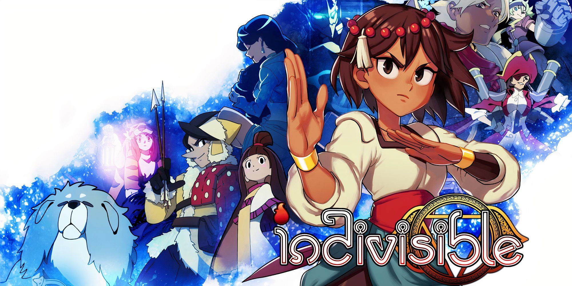 Promo art featuring characters in Indivisible