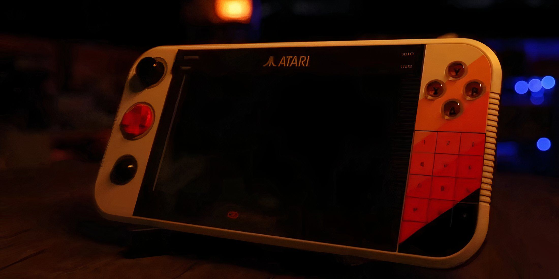 Another still shot of the atari gamestation go at CES 2025