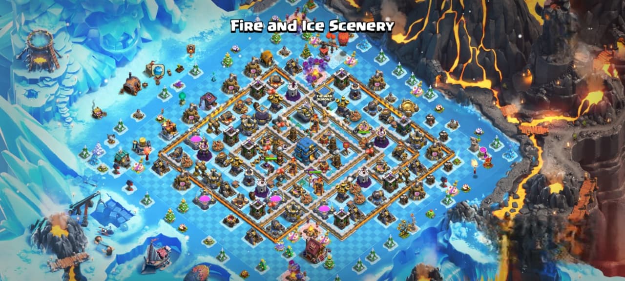 Fire and Ice Scenery January 2025 CoC