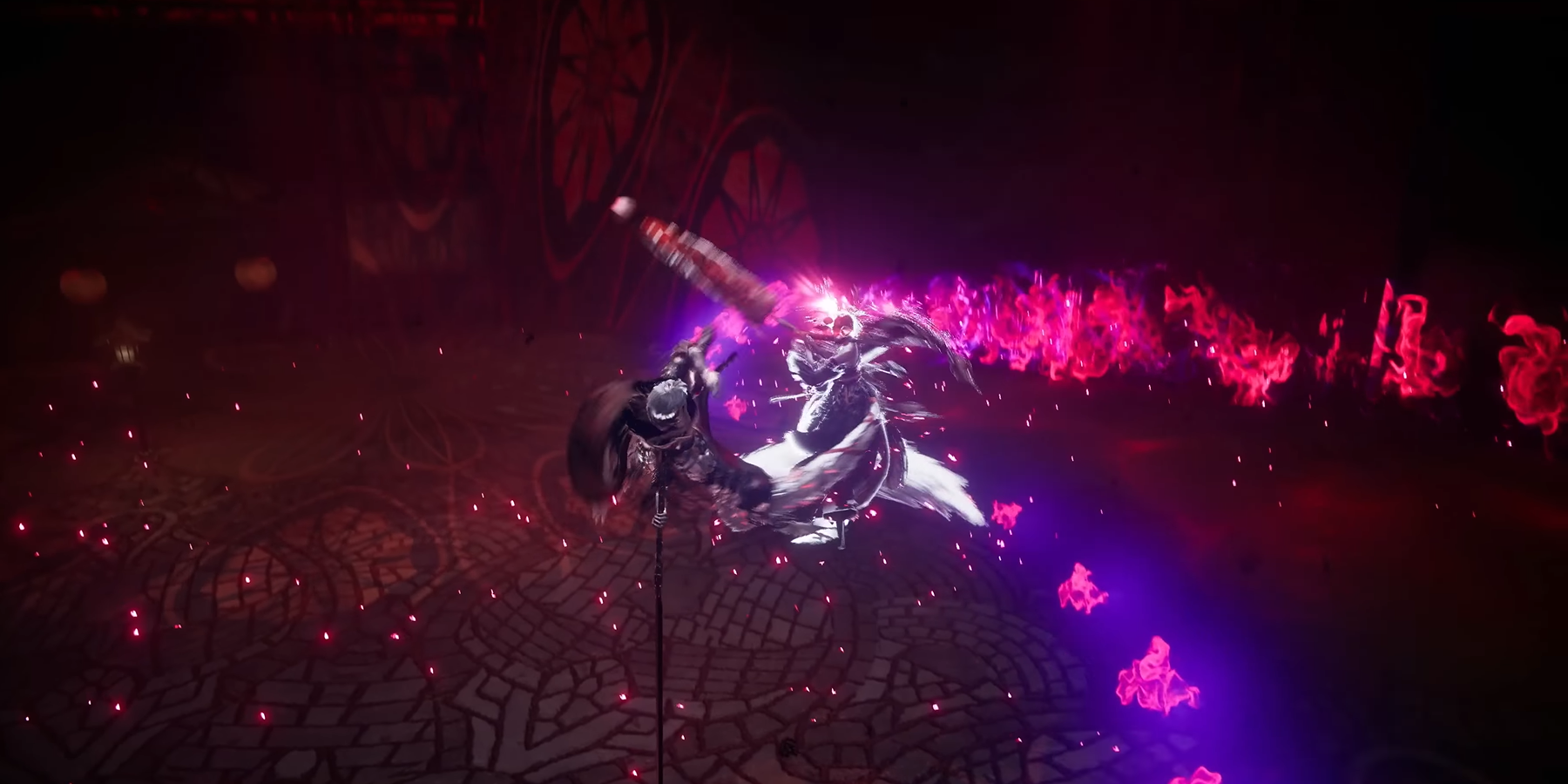 A Key Frame From The Ninja Gaiden 4 Reveal Trailer Revealing Yakumo Facing A Female-Designed Boss Character-2