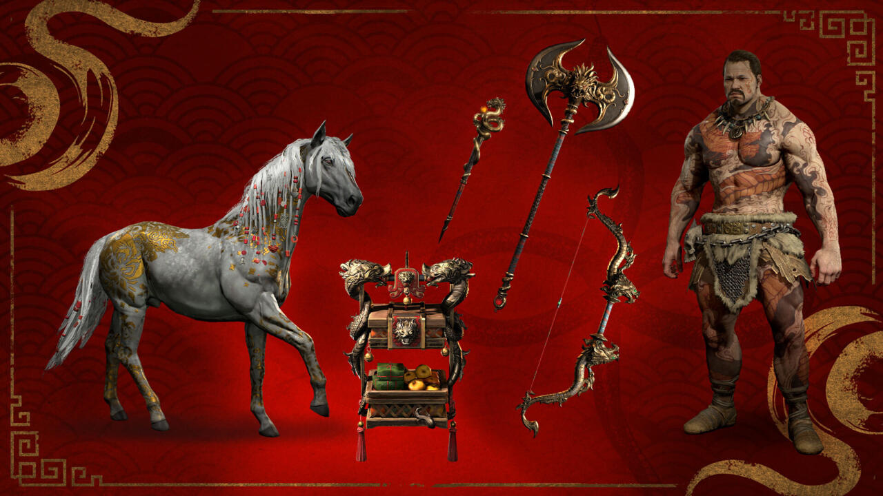 Players can earn free cosmetics by slaying monsters while under the effects of a Lunar Shrine during the event.