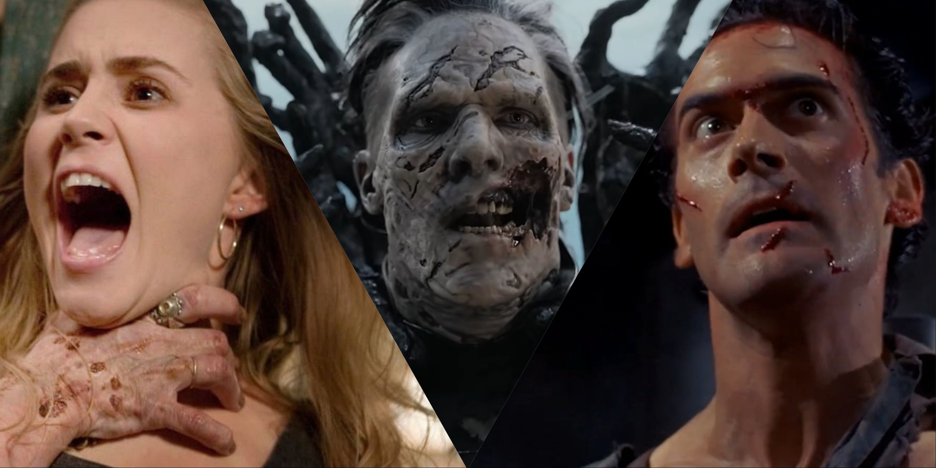 Split image of Drag Me To Hell, Doctor Strange In The Multiverse Of Madness, and Evil Dead 2 Dead By Dawn