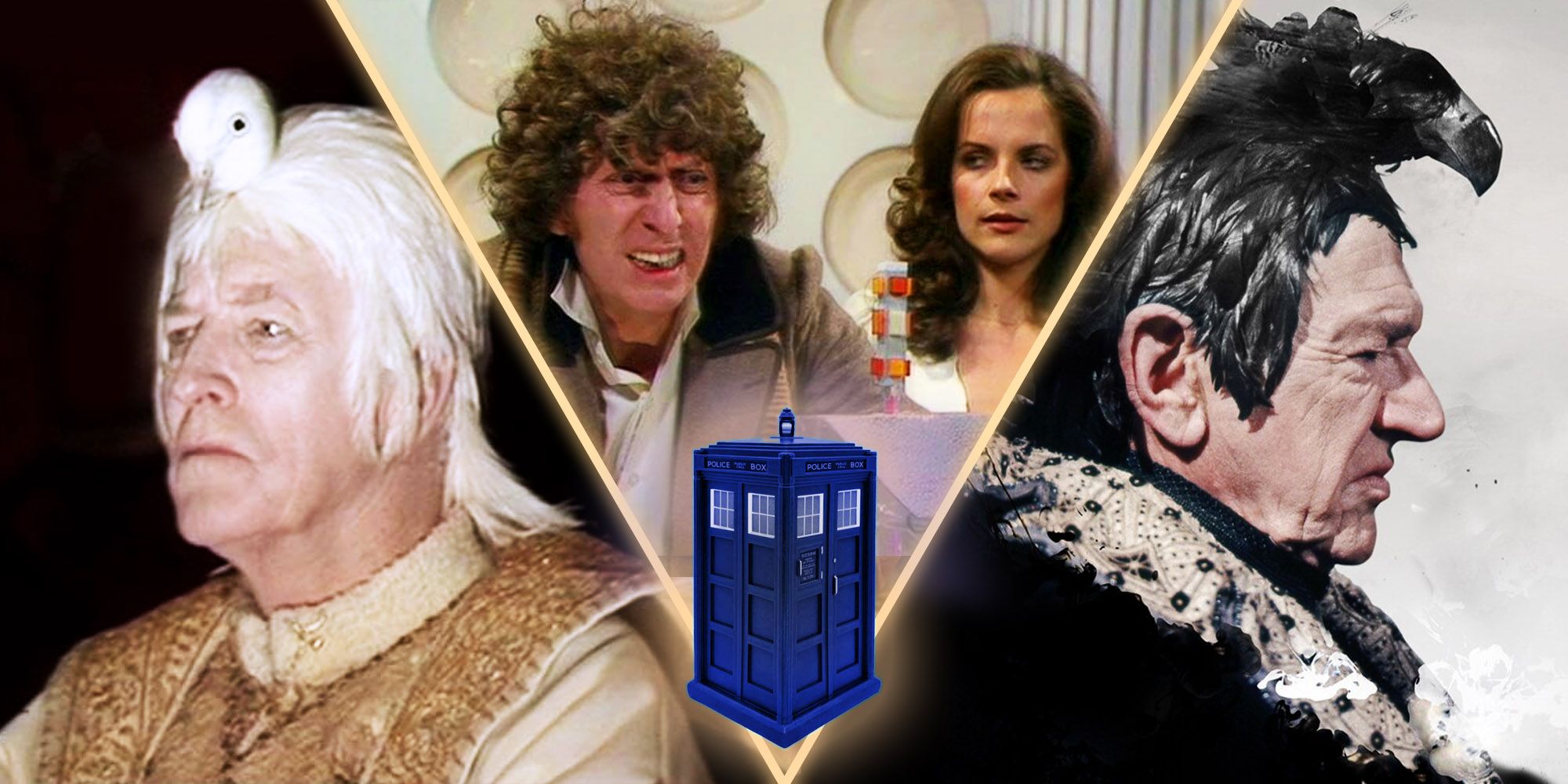 The Doctor and Romana assemble the Key to Time as they face the Black and White Guardians