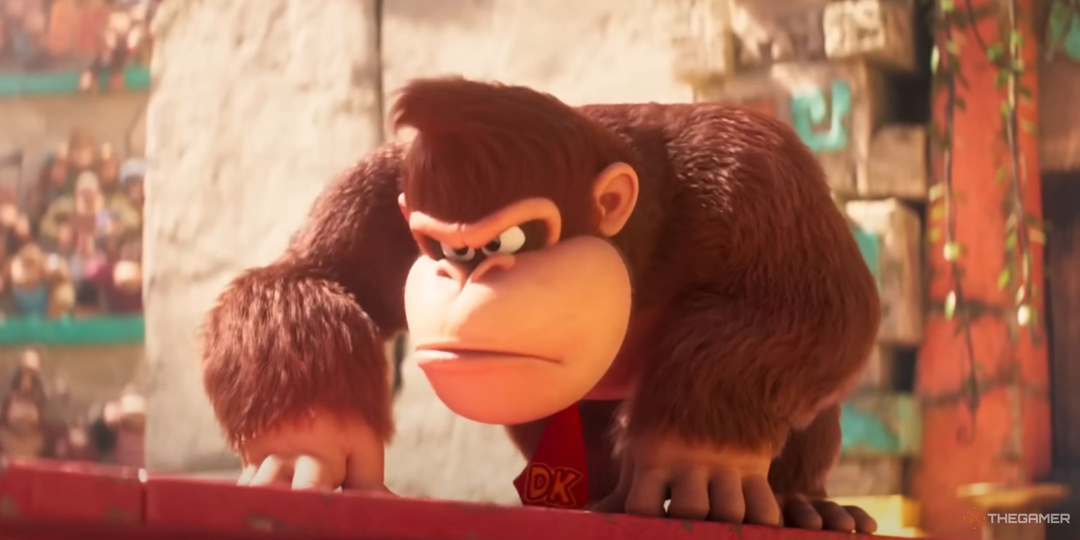 Donkey Kong from the Mario movie.