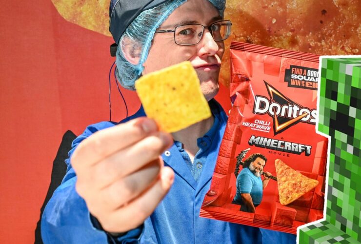 Doritos are getting a Creeper flavour to promote the Minecraft Movie