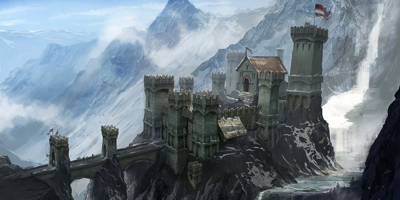 An image of the Skyhold from Dragon Age: Inquisition