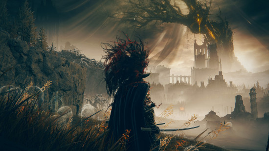 The Tarnished warrior enters the Land of Shadow in Elden Ring: Shadow of the Erdtree.