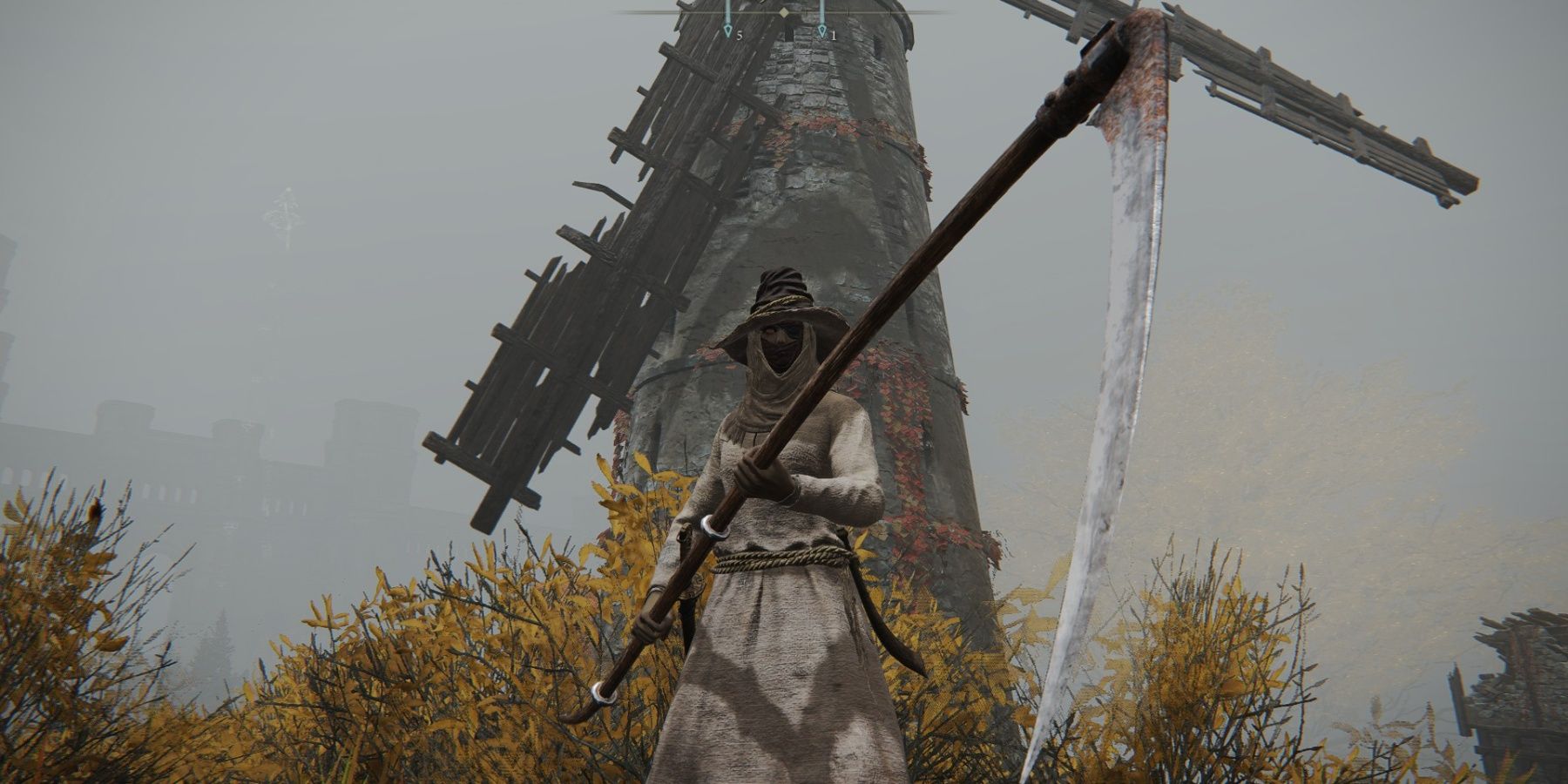 Elden Ring Scythe & Windmill Cropped