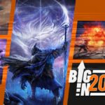 Screenshots of battle in Elden Ring Nightreign along with a logo for GamesRadar+'s Big in 2025 features