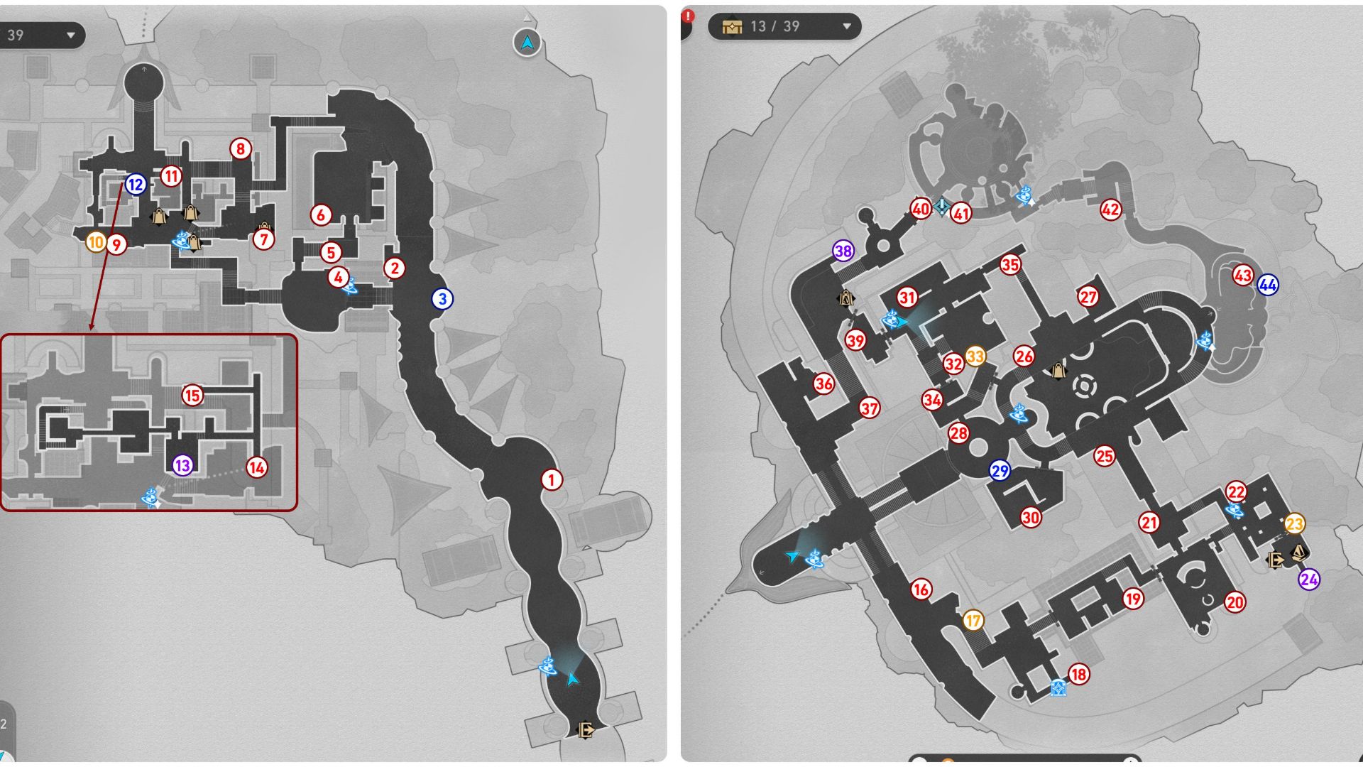 Eternal Holy City Okhema Treasure Locations In Honkai Star Rail