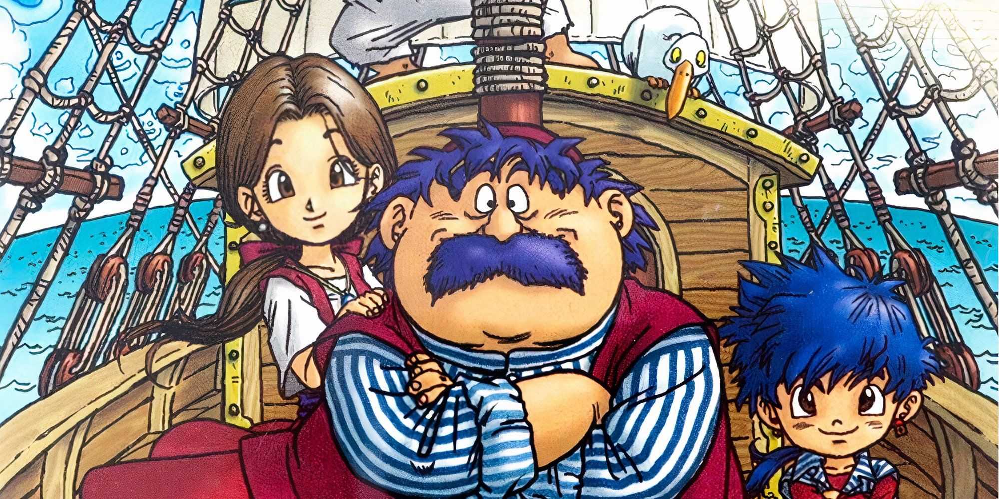 Promo art featuring characters in Torneko's Great Adventure 3 Advance