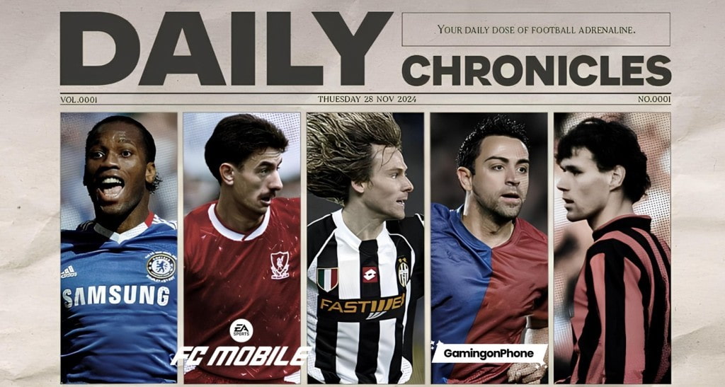 FC Mobile Daily Chronicles, Daily Chronicles Icons