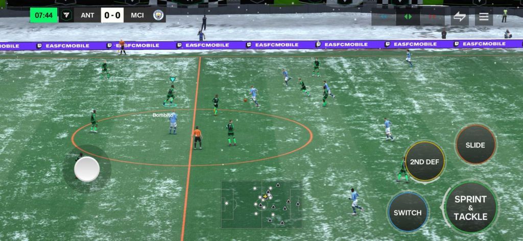 FC Mobile Snow Weather Effect, FC Mobile Stadium Winter Weather