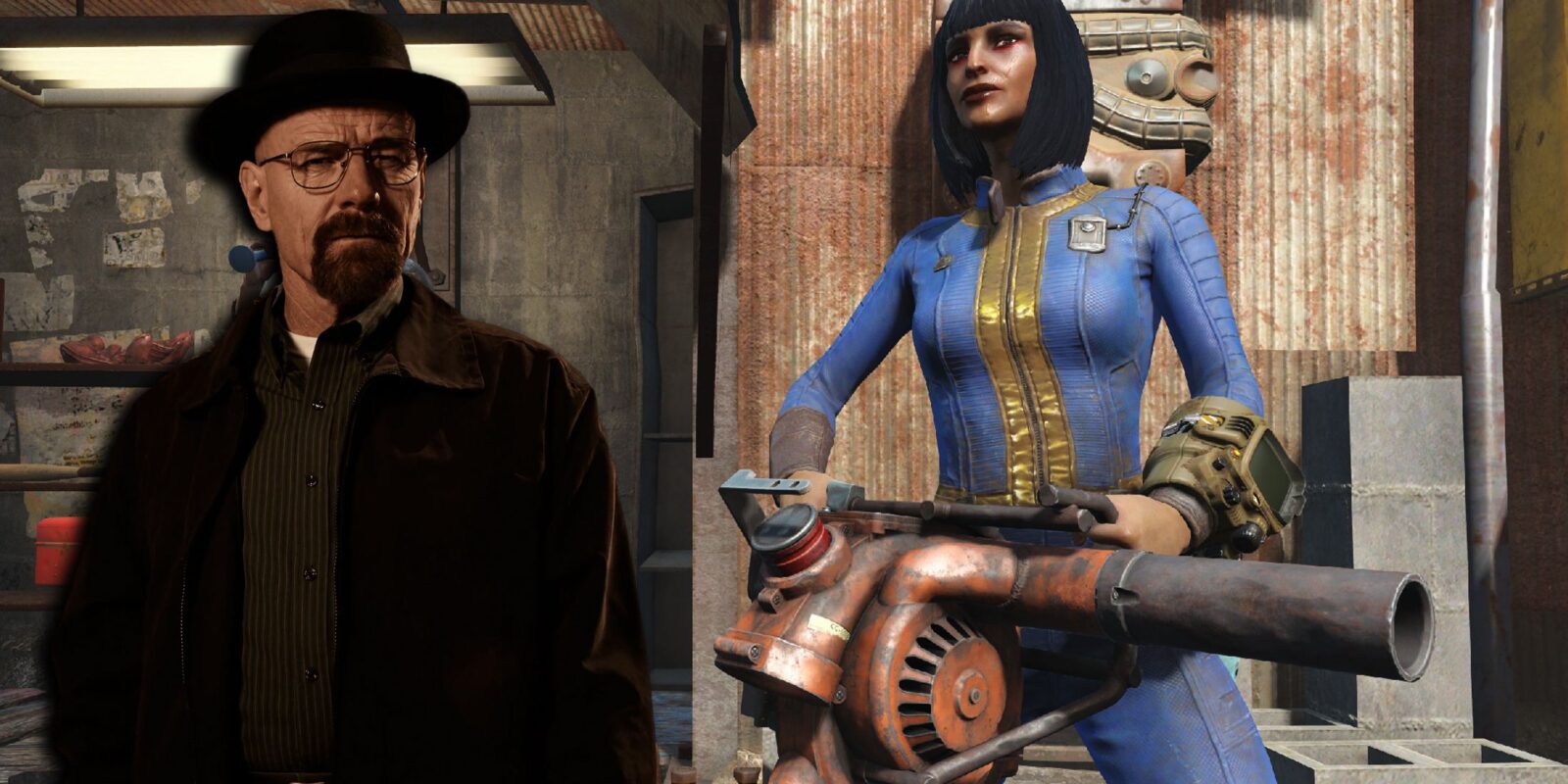 Fallout 4 Player is Completing the Game Roleplaying as Walter White