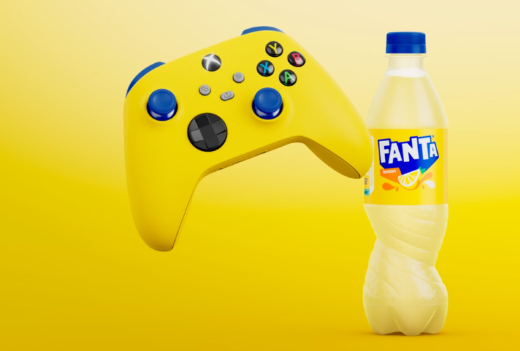 Fanta partners with Xbox to give away some very, very bright hardware