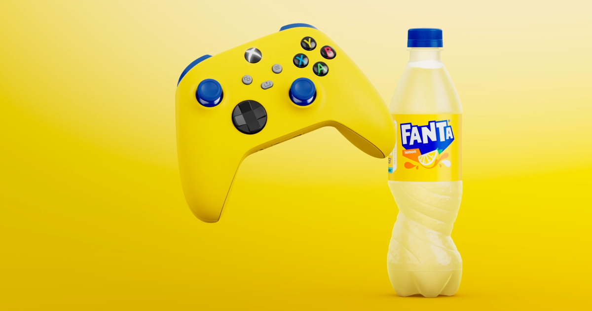 Fanta partners with Xbox to give away some very, very bright hardware