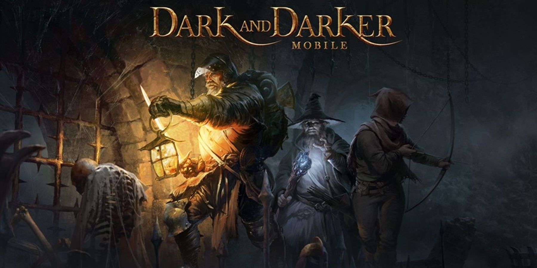 dark and darker mobile key art